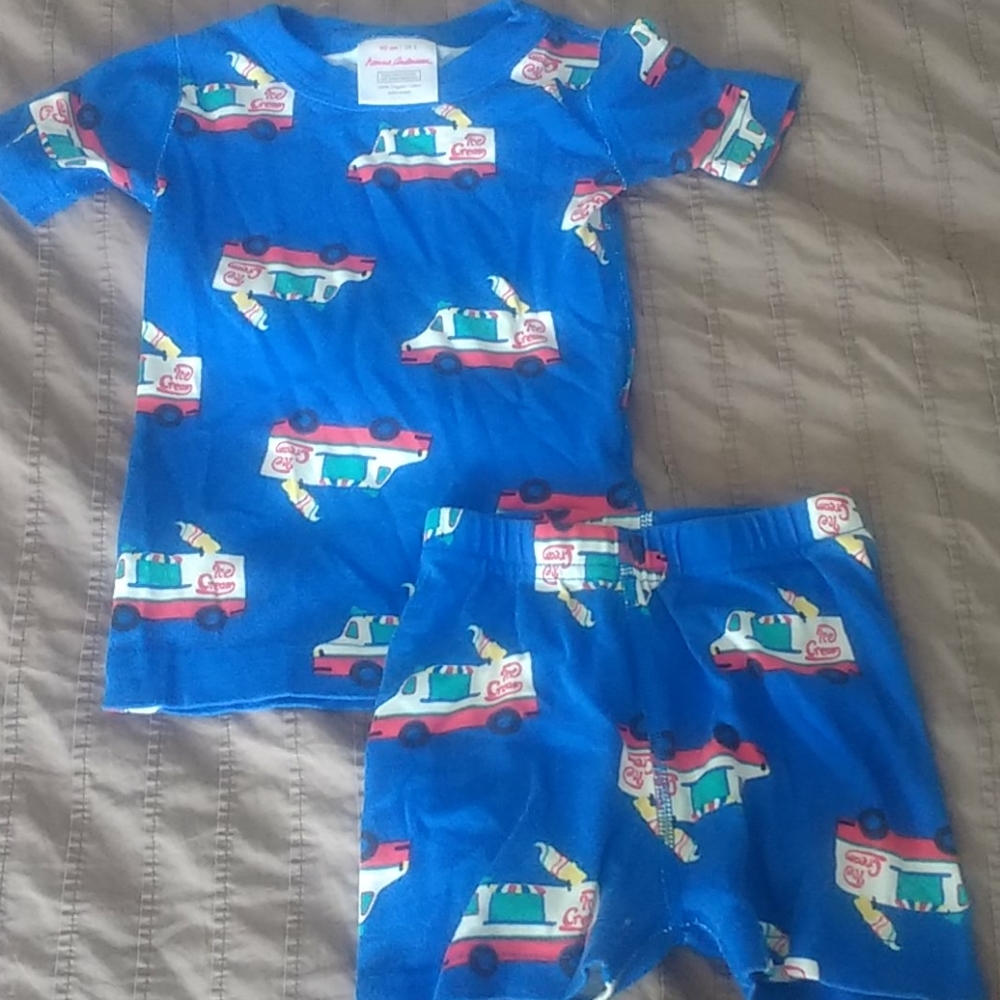 HA Short pajamas- ice cream truck print